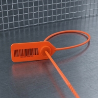 Sacs à vêtements jetables avec fermeture à clip, sceaux en plastique de sécurité douanière