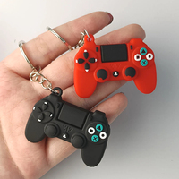 Vente chaude Mignon Gamepad Joystick Porte-clés PVC En Caoutchouc Mini Contrôleur pour Sacs Voitures Suspendu Polyvalent Porte-clés pour les Amoureux du Jeu