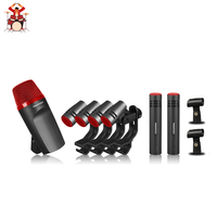 Panvotech vente en gros Instrument de musique UHF, 7 pièces, enregistrement, micro à tambour professionnel pour batterie