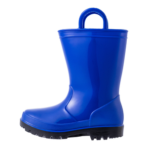 Bottes de <span class=keywords><strong>pluie</strong></span> imperméables en PVC antidérapantes bleues tendance pour enfants YL-2199 – Vente en gros - Product Image 1