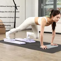 Appareil de ski mécanique pliable, type split, pour amincissement des jambes et entraînement des muscles du plancher pelvien, avec écran LED, planche d'exercice abdominale à domicile
