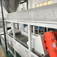 Ligne de granulation à chaud pour granulés de PVC, extrudeuse à double vis conique