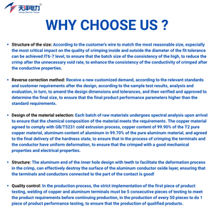 MB-G двухсторонние соединительные соединители, медные, через обжимные, экструдированные через клеммы, автомобильные алюминиевые клеммы - Product Image 6