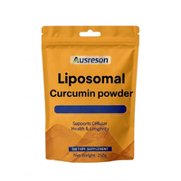 Poudre de Curcumine Liposomale VitaSpring, Extrait de Racine de Curcuma, Compléments Alimentaires, Pur, Biologique, Naturel, 70% de Curcumine Liposomale en Poudre