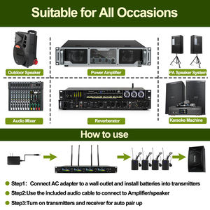 Vendita calda D24 <span class=keywords><strong>one</strong></span> drag four wireless lavalier microfono focusrite scarlett <span class=keywords><strong>studio</strong></span> per sala conferenze - Product Image 4