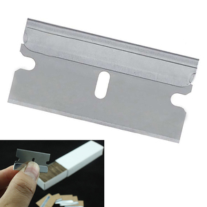 Espátula de Acero Inoxidable para Cortar Vinilo para Ventanas, Herramienta para Cortar Vinilo para Vehículos, Cuchillo para Cortar Cinta, Espátula China con Mango Largo - Product Image 4