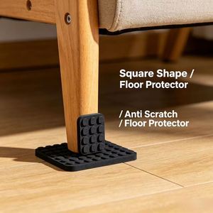 Universal Square EVA Foam Anti Scratch <b>Pad</b>, Friction Resistant Buffer Mat for Office <b>Chair</b> Leg and Floor Full protection - Product Image 3