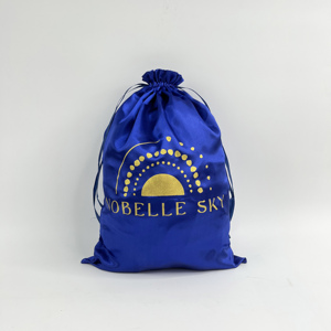 Sac de luxe en soie douce pour bijoux, sac en satin de soie, pochette en mousseline froissée avec cordon de serrage, sac de rangement élastiqué pour bijoux - Product Image 6