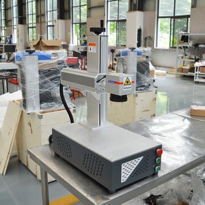 Good Quality Portable Small 20W 30W Fiber Laser Marking <b>Machine</b> Portable Economic for Marking Metal Plastic - Product Image 5