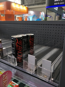 Factory Wholesale Supermarket Adjustable Can Bottle Display <b>Plastic</b> <b>Shelf</b> Pusher Tray - Product Image 5