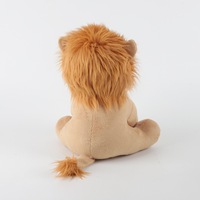Peluche Lion Personnalisée Mignonne et Douce en Coton PP Écologique, Rembourrée, Conception Promotionnelle d'Usine