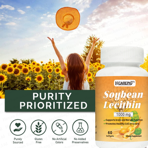 Soy lecitin <span class=keywords><strong>Softgel</strong></span> kualitas tinggi mendorong kesehatan kardiovaskular fosfolipid kapsul lunak - Product Image 4