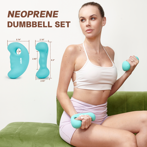 <span class=keywords><strong>4</strong></span> <span class=keywords><strong>LB</strong></span> Neoprene quả tạ tay Trọng lượng thiết lập cho Pilates Yoga sức mạnh trai trọng lượng Ergonomic tai quả tạ - Product Image 2