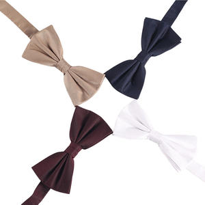 2025 vente chaude de haute qualité personnalisé <span class=keywords><strong>noeud</strong></span> <span class=keywords><strong>papillon</strong></span> nouveau Design couleur unie surdimensionné réglable <span class=keywords><strong>noeud</strong></span> <span class=keywords><strong>papillon</strong></span> 100% soie pour hommes avec Logo - Product Image 2