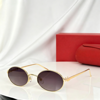 Lunettes de soleil personnalisées à monture carrée, verres dégradés, monture intégrale en métal, protection UV400, style unisexe Y2K, mode européenne et américaine
