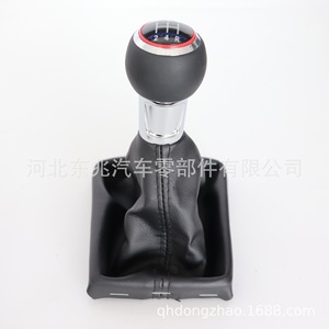 Audi Car Gear <b>Shift</b> <b>Knob</b> Black Leather Ergonomic Design DZ02 Q3-1 K2 - Product Image 5