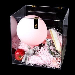 Wholesale Clear Acrylic Card Box Wedding Invitation Perspex Card Box