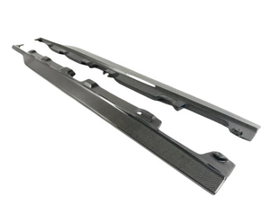 Jupes latérales en fibre de carbone 2015-2020, ailerons latéraux, kit carrosserie aérodynamique de course pour <span class=keywords><strong>Mercedes</strong></span> Benz AMG GT GTS GTC C190 Coupé deux portes - Product Image 4
