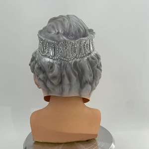 Masque Latex Adulte Halloween couronne <span class=keywords><strong>Elizabeth</strong></span> Cosplay masque pour Halloween Costume - Product Image 4