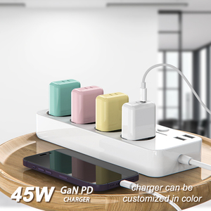 2024 nouveauté 45W Gan USBC chargeant 45W Gan USBC chargeant avec <span class=keywords><strong>le</strong></span> certificat CB CE ROSH charge sûre pour téléphone - Product Image 5