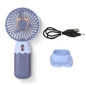Ventilateur portable en plastique léger et durable, rechargeable par USB, mini-ventilateur à batterie pour la maison et l'extérieur - Product Image 6