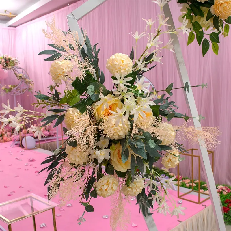 Красивые Искусственные центральные части, цветочные шарики для свадебного украшения
