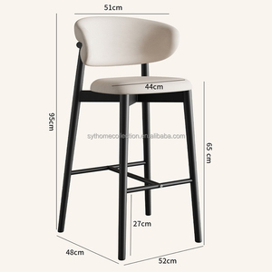 Chaises <span class=keywords><strong>de</strong></span> Salle à Manger Très Vendues, Hauteur Comptoir pour Îlot <span class=keywords><strong>de</strong></span> Cuisine, Tabourets <span class=keywords><strong>de</strong></span> Bar Modernes Simples - Product Image 5