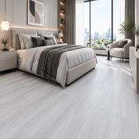 Plancher en vinyle PVC caoutchouté de luxe étanche LVT/SPC/WPC avec design graphique, carrelage plastique européen adhésif pour intérieur