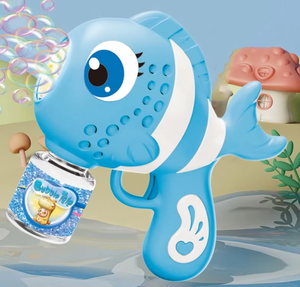 Máquina de Burbujas Eléctrica con Forma de Pez, Juguete de Burbujas de Plástico para Actividades al Aire Libre en Verano, Venta al Por Mayor - Product Image 2