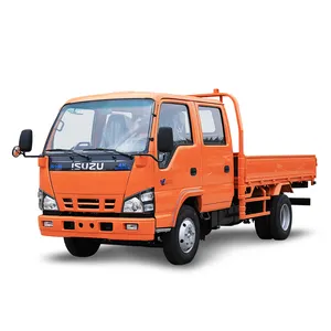 2024廉价轻型卡车五十铃精灵NKR77 4x2 4KH1发动机4吨蔬菜运输车待售