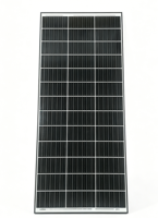 Panneau photovoltaïque cristallin tout noir de 160 watts, 165 watts, 170 watts, 175 watts, 182 mm, système de panneaux solaires de 20 kW