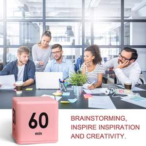 Cubo Pomodoro al por Mayor, Temporizador de Cuenta Regresiva Digital para Productividad, Estudio para Niños, Gestión del Tiempo de Google, Cocina - Product Image 3