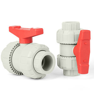 วาล์วเชื่อมแบบก้นแนวอุตสาหกรรม PPH fluororubber Union แบบคู่ - Product Image 5