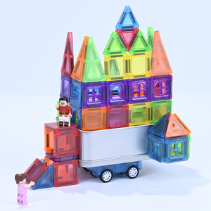 Mini blocs magnétiques, jouets éducatifs <span class=keywords><strong>Montessori</strong></span> pour enfants, <span class=keywords><strong>jeux</strong></span> portables STEM pour l'extérieur - Product Image 4