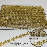 Cadena de diamantes de imitación pequeños con forma de estrella pentagonal, 10 tamaños, al por mayor, adorno de plástico con diamantes de imitación, cadena de cristal brillante para accesorios de ropa DIY