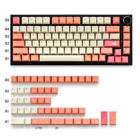 Clavier mécanique GMK Orange Boi Theme, 129 touches, PBT, sublimation par transfert, profil Cherry, style artistique, ensemble de touches pour claviers mécaniques MX