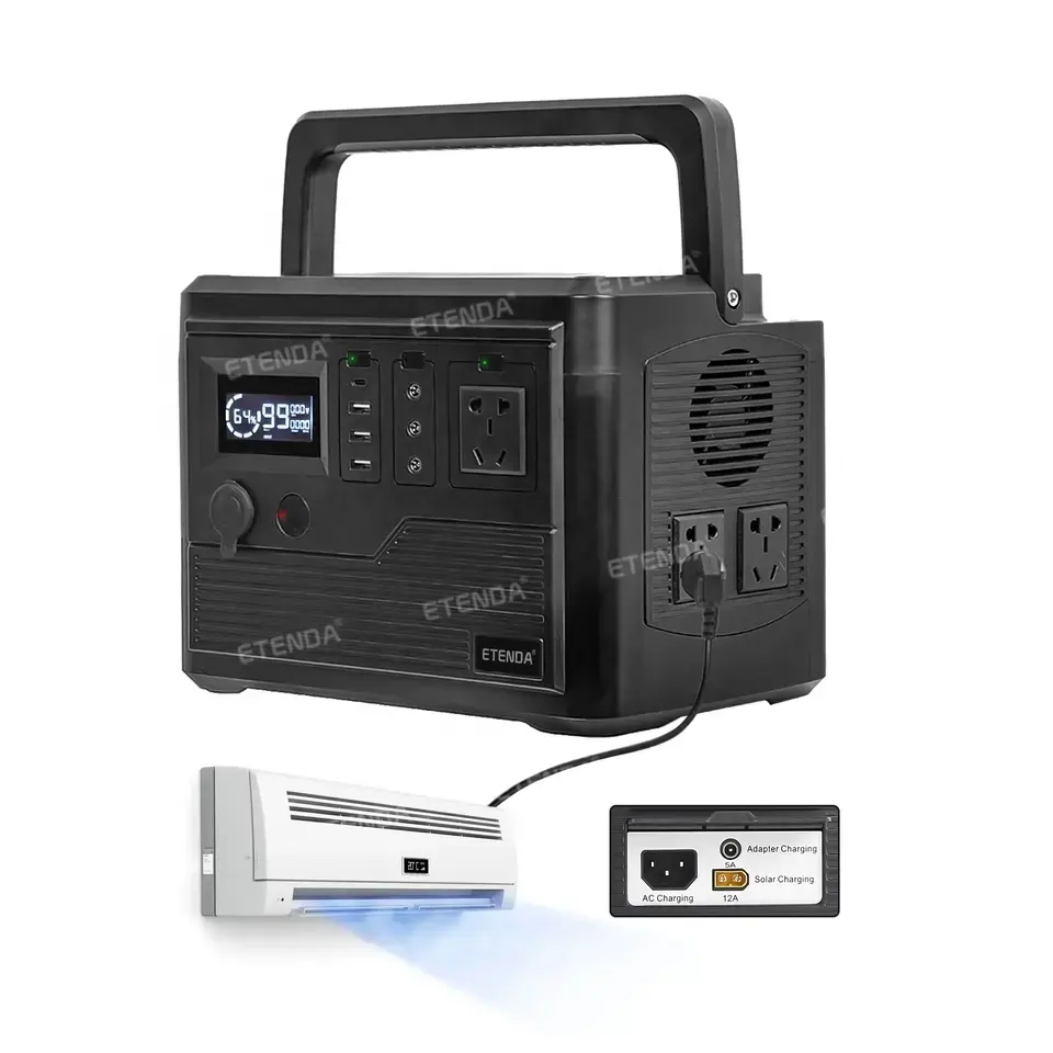 Durable Portable Power Station 1000W AC output Solar Generator for Portable Power Pack for Power Outages