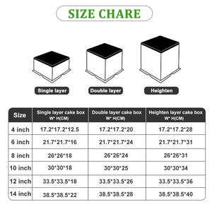 Scatola Alta Trasparente in Plastica per Torte Quadrate da Esposizione per Pasticceria e Matrimoni, Confezione Regalo all'Ingrosso - Product Image 5