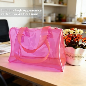 Borsa Impermeabile Personalizzata in PVC con Cerniera, Pochette da Viaggio in TPU per Gioielli, Borsa da Donna, Beauty Case in PVC, Regalo per Signora - Product Image 3