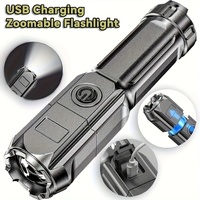 Mini lampe de plongée super lumineuse rechargeable, étanche, haute luminosité, lampe de poche LED