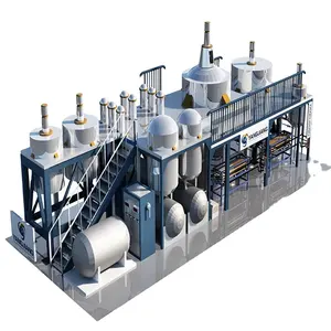 Yangjiang Équipement de raffinerie d'huile moteur usagée pour recycler la machine de régénération d'huile usagée de moto ou de voiture