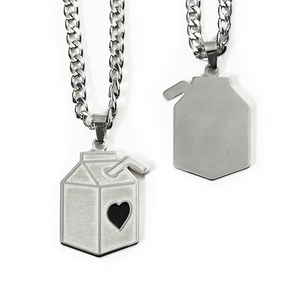 Cá Nhân Vòng Cổ Tùy Chỉnh Đặc Tính Trống Mềm Men Charms Vòng Cổ Mặt Dây Chuyền Matel Streeless Thép Logo Đối Với Trang Sức Làm - Product Image 1