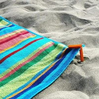 Pince à serviette de plage pince à tapis de Camping pinces à linge en plein air pour porte-feuille pince pour serviettes de plage pince à serviette W24-663