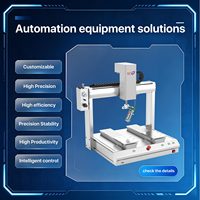 Machine de distribution de colle UV à 4 axes entièrement automatique à grande vitesse pour silicone et époxy, pour usage industriel
