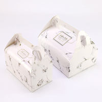 Boîte à pain en papier Recyclable, boîte-cadeau portable pour petit déjeuner, boîte à gâteaux pour fenêtre
