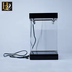 Werks lieferant Hot Sale LED Acryl Vitrine Acryl Box mit LED-Beleuchtung