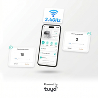 Bac à litière pour chat à nettoyage automatique avec contrôle par application Tuya, grande capacité, robot litière avec capteur de sécurité