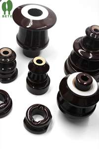 מבודד חרסינה באיכות גבוהה 220v מבודד פורצלן מתח נמוך עבור תעשייתי חשמלי - Product Image 6