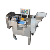 Machine de découpe d'usine fruits légumes coupe trancher légumes racines à feuilles machine de coupe légumes et salade hachoir machine