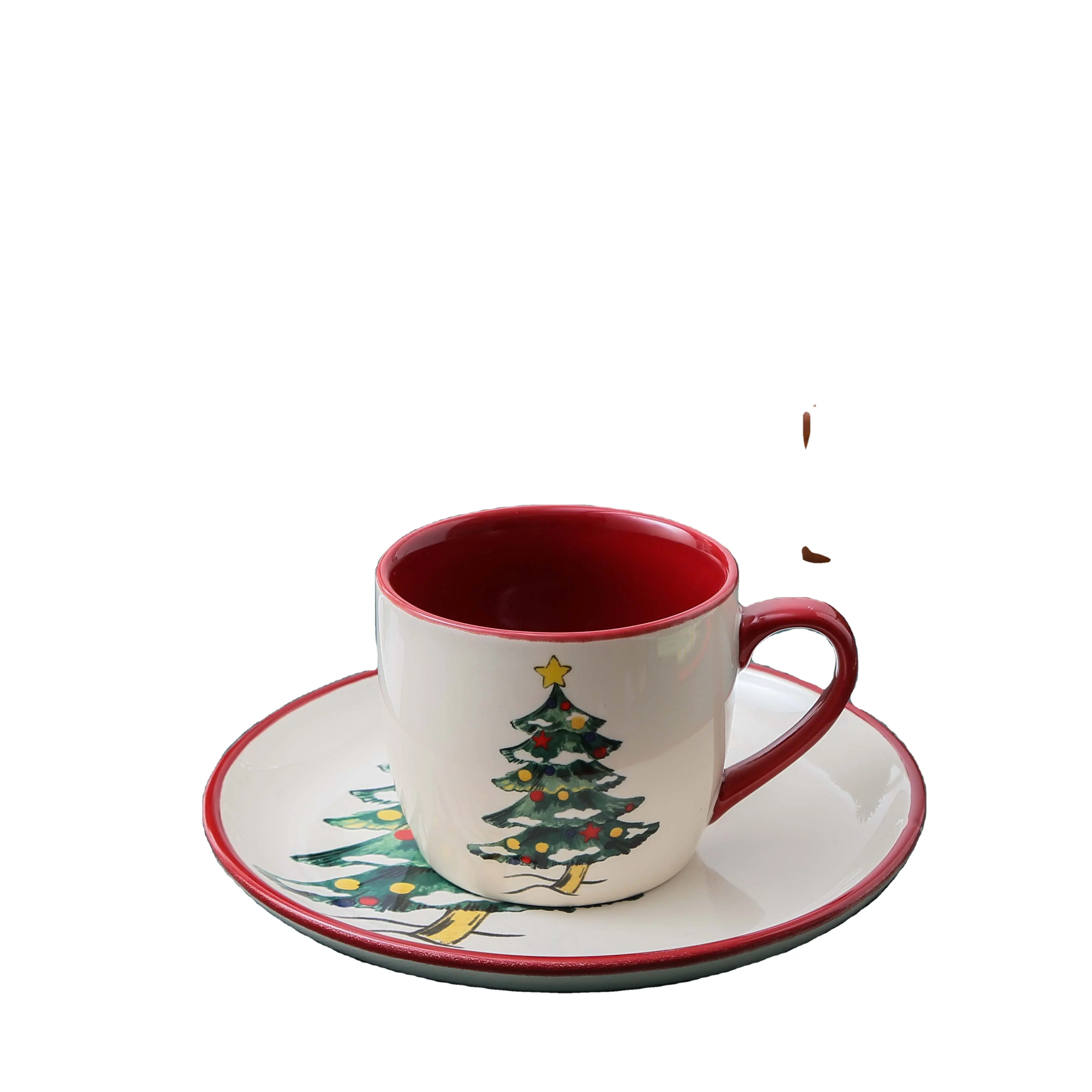 Perzonalized स्नोमैन थोक मीरा क्रिसमस बाजार कॉफी सिरेमिक मग